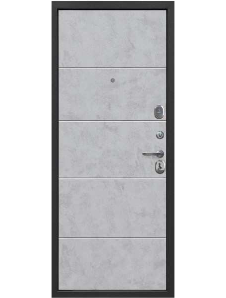 ГАРДА 7,5СМ БУКЛЕ ЧЁРНЫЙ БЕТОН СНЕЖНЫЙ 