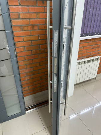 МЕТАЛЛИЧЕСКАЯ ДВЕРЬ МОДЕЛЬ МВ28 ЭМАЛЬ БЕЛАЯ (ДВУХСТВОРЧАТАЯ)